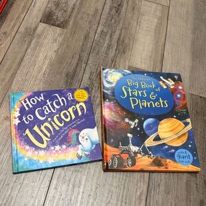 How to Catch a Unicorn Book and Big Book of Stars and Planets